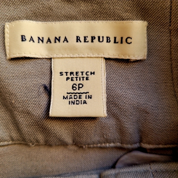 Banana Republic Silver Stretch Skirt WITH POCKETS 6P - Picture 5 of 6